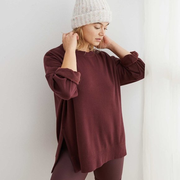 aerie | Tops | Aerie Burgundy Oversized 